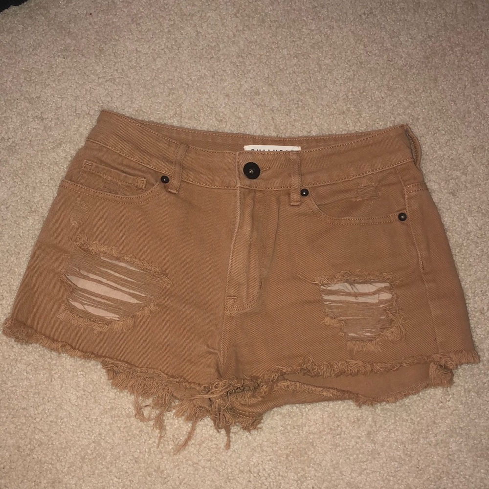 Bullhead denim distressed shorts